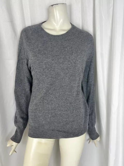 EQUIPMENT Sloane cashmere gray sweater crewneck size large