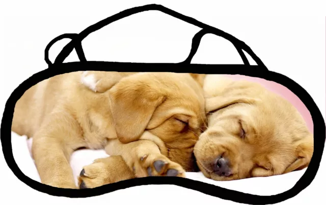 Masque de sommeil cache yeux anti lumière fatigue chien personnalisable REF 40
