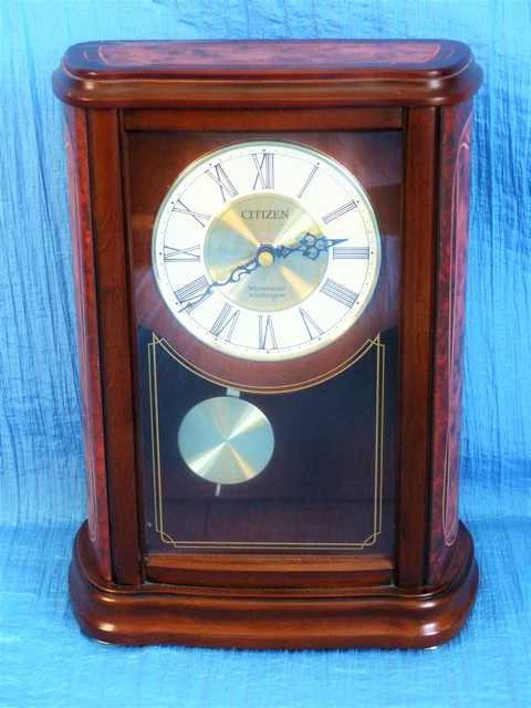 Retro Citizen reloj de mesa Westminster/Whittington Gong a batería