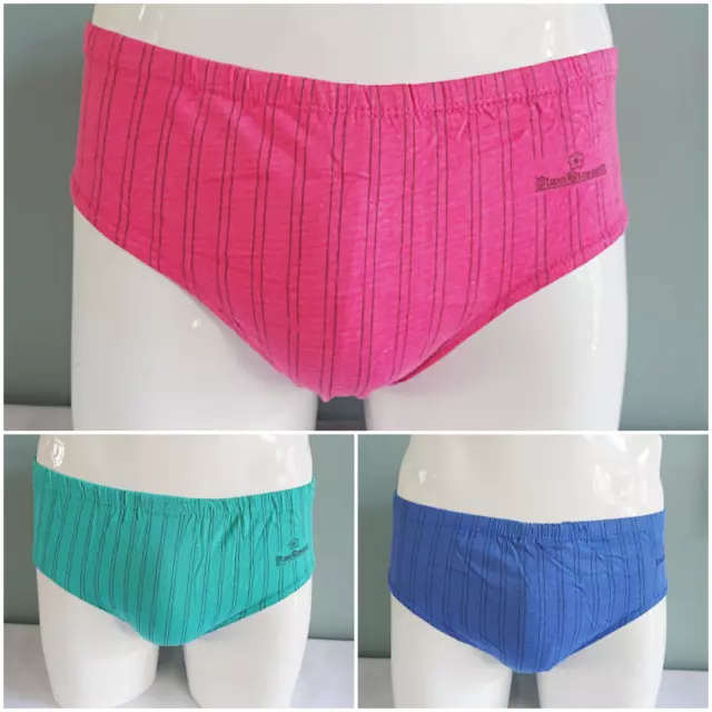 VINTAGE 1980S MENS Briefs Underpants Unused Stripe Pants 80s Retro ...