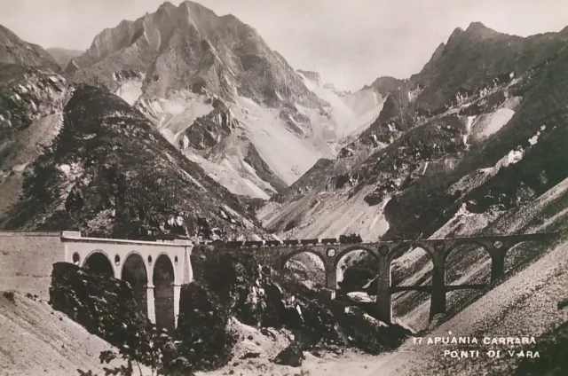 Cartolina - Apuania Carrara - Ponti di Vara - 1955 ca.