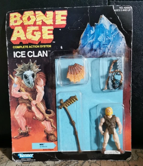 NUOVA ACTION FIGURE Cardata Bone Age Ice Clan Mok Ice Warrior 1988 ...