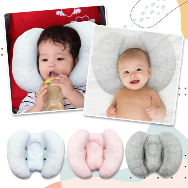 Baby Infant Newborn Prevent Flat Head Neck Syndrome Support Pillows Travel AU