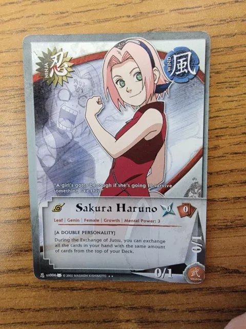 Sakura Haruno NARUTO Card Very Rare BANDAI Japanese very rare NM-107 F/S