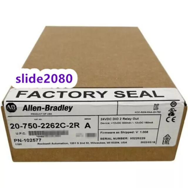 New Factory Sealed AB 20-750-2262C-2R /A PowerFlex 750 24V DC IO Option Module