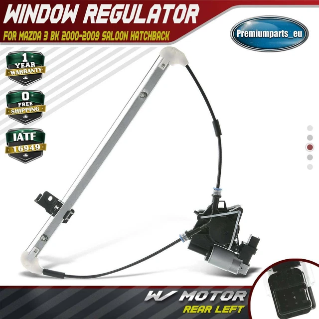 Power Window Regulator with Motor Rear Left for Mazda 3 BK 2000-2009 BP4K73590