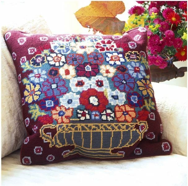 FLOWER PYRAMID PAPER chart Ehrman designer KAFFE FASSETT tapestry