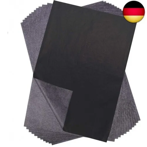 100 Blatt Kohlepapier A4 Carbon Papier Transferpapier Graphitpapier Pauspapier