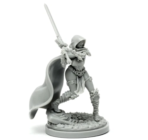 30mm Resin Kingdom Death Allison The Twilight Knight Unpainted ONLY Figure WH302 - Foto 9
