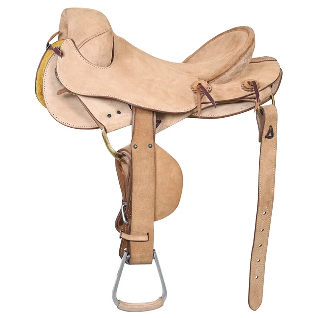 41HS Hilason Classic Series Hand-Made Rodeo Bronc American Leather Saddle
