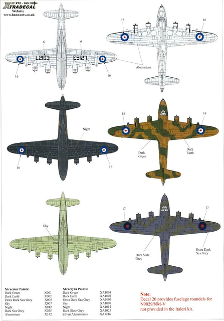 Xtra Decals 1/72 SHORT SUNDERLAND Mk.I British Flying Boat 3