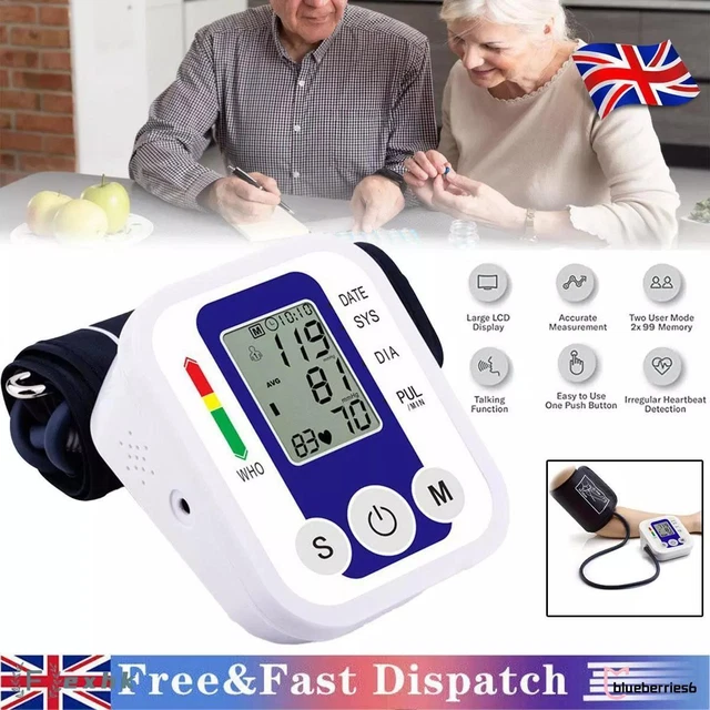 2025 DIGITAL AUTOMATIC Blood Pressure Monitor Upper Arm BP Machine ...