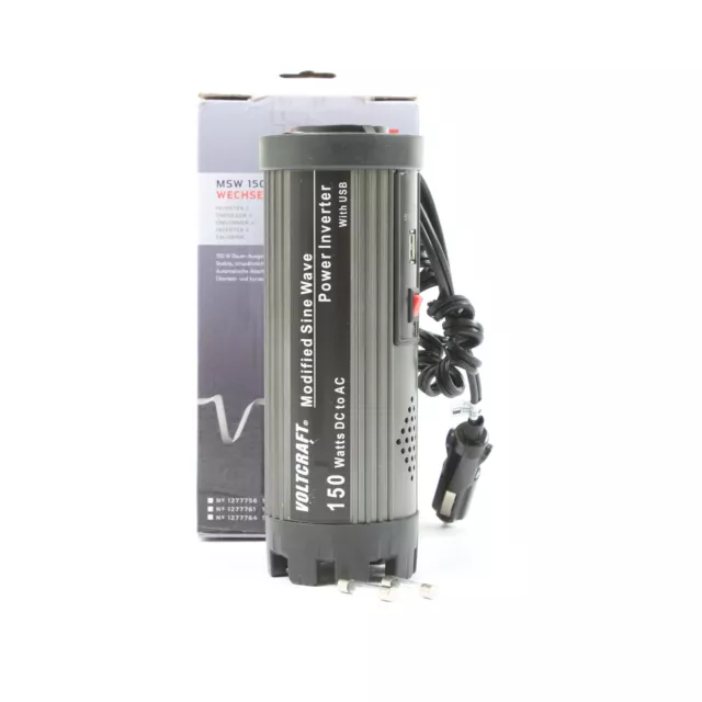 Voltcraft MSW 150-24-G Convertisseur Onduleur 150 Watt + Défectueux (256409)