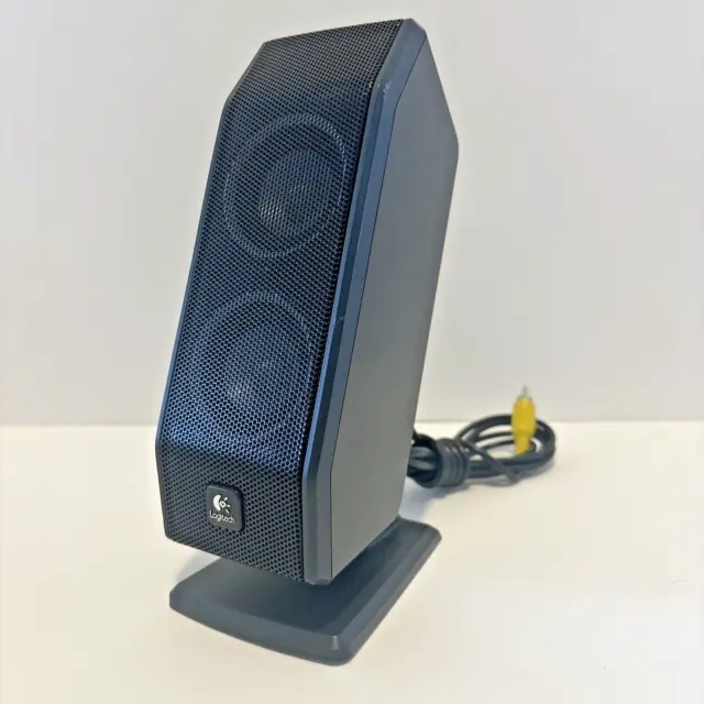 Logitech Left Front Speaker X-540 5.1 System Yellow Tested Working Replacement