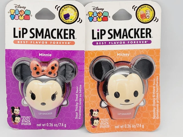 Disney Tsum Tsum Mickey & Minnie Mouse Lip Smacker Flavor Lip Balm. 3