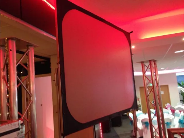 (2 screens) 4x3 Da-Lite Fast Fold Projector Screen Rear Surfaces
