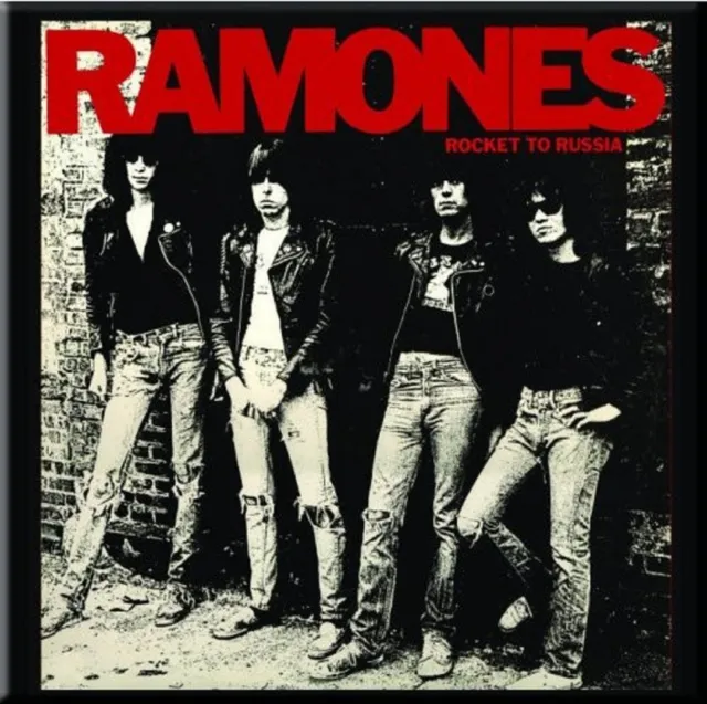 Ramones Rocket to Russia new Official 76mm x 76mm Fridge Magnet