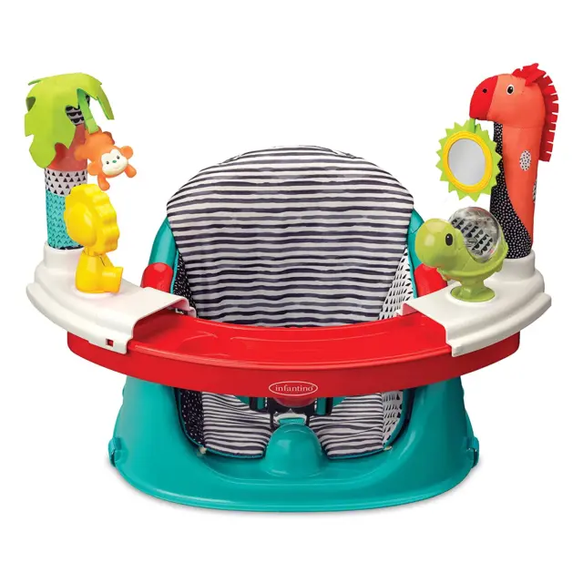 3-In-1 Grow-With-Me Discovery Seat and Booster, Baby Activity Seat, Booster Seat