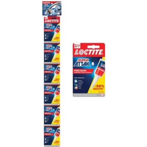 Loctite attak precision clip strip gr 5+50% gratis cf=pz 2x12 Loctite