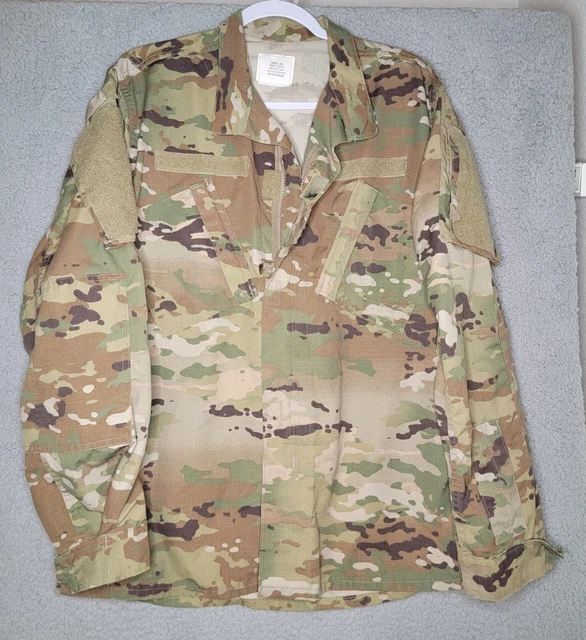 US Army OCP Womens Multicam Combat Uniform Fatigue Jacket Top Medium Long EUC
