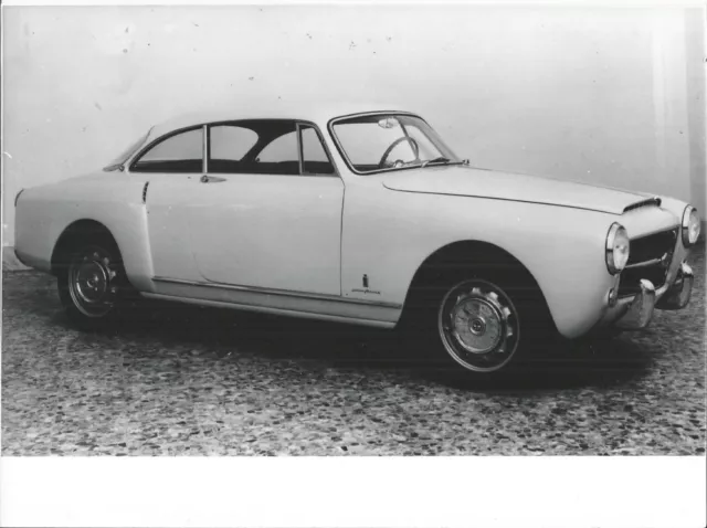 Alfa Romeo 1900 Ti Pinin Farina Coupe 1954 B/W Photograph