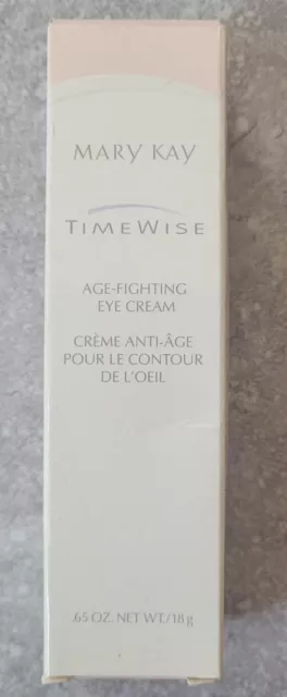 Disconinued NOS Mary Kay TimeWise Age Fighting Eye Cream .65 oz 710100 FREEUSHIP