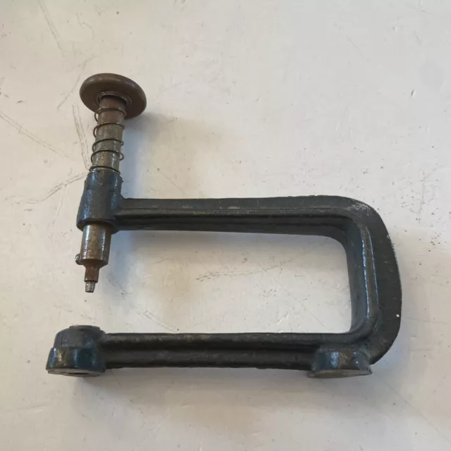 Herramienta de artesanía vintage práctica marca punzón de estampado de cuero #U