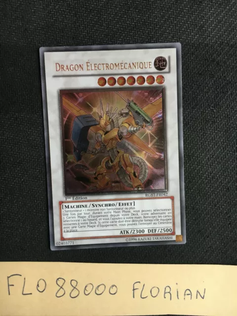 Yu-Gi-Oh Dragon Électromécanique RGBT-FR042 1st Ultimate Rare