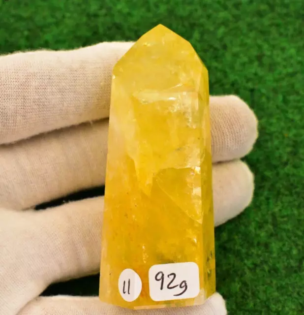 Quartz Golden Healer Crystal Rock Mineral AA+ Haematoid Tower 💎 UK BUY✔ 7cm #11 2