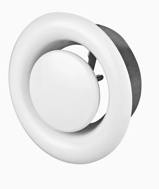 Soupape à disque Air extrait Air sortie 160 mm Valve à disque Diffuseur d'air