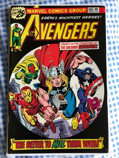 Mark Jewelers Insert Avengers 146 (1976) Captain America, Thor, Iron Man app.