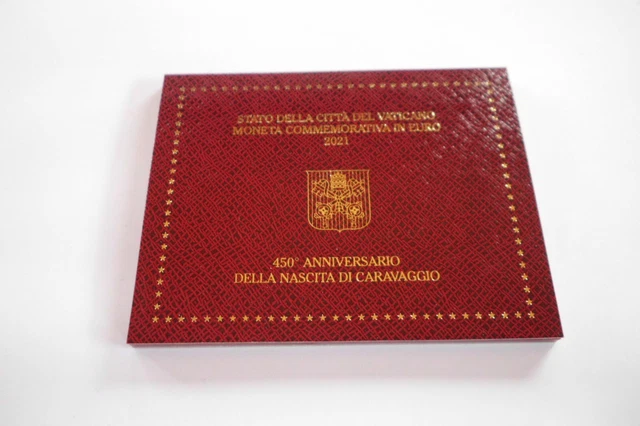 RR Original 2 Euro Vatikan 2021 450 Geburtstag Caravaggio im original Blister RR