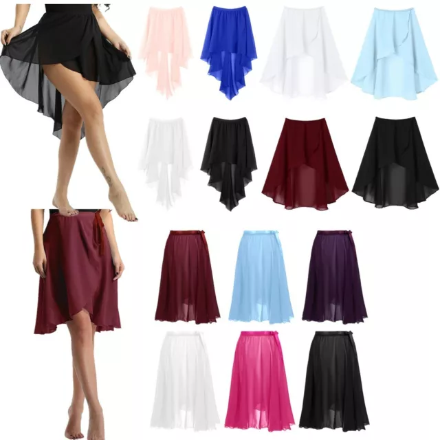 Adults Ladies Long Chiffon Sheer Wrap Scarfs for Ballet Performance Dance Skirts