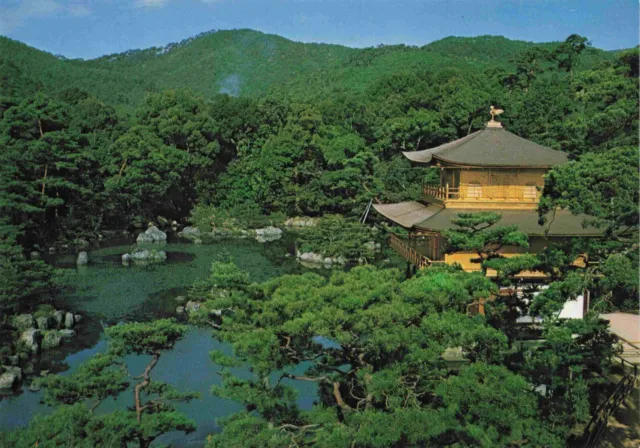Kinkaku-Ji The Golden Pavilion Japan Japanese Vtg Postcard #4