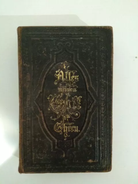 Antikes Gesangbuch für die evangelische Kirche in Württemberg von 1892