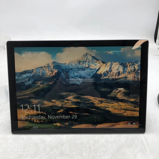MICROSOFT SURFACE PRO 5 1807 12.3" i5-7300U 2.60GHZ 8GB RAM 256GB SSD. Read