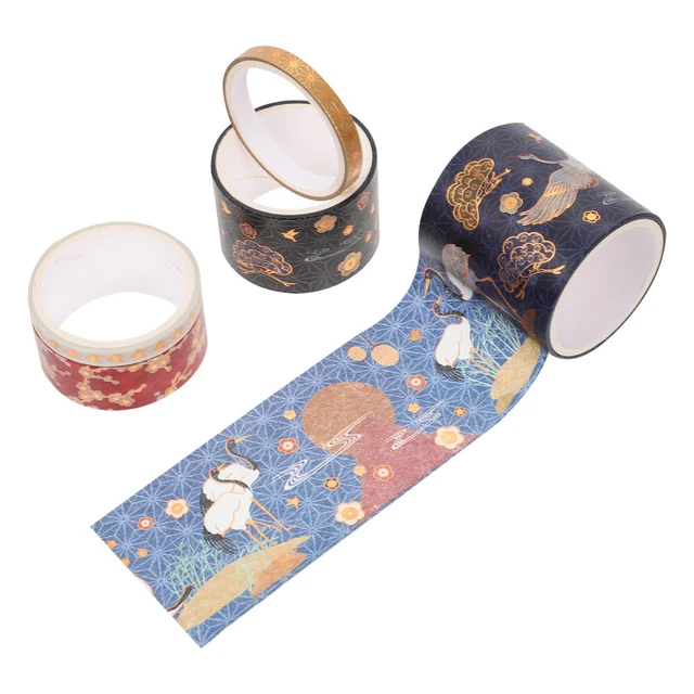 5 piezas cinta adhesiva papel japonés cinta washi libro de recortes