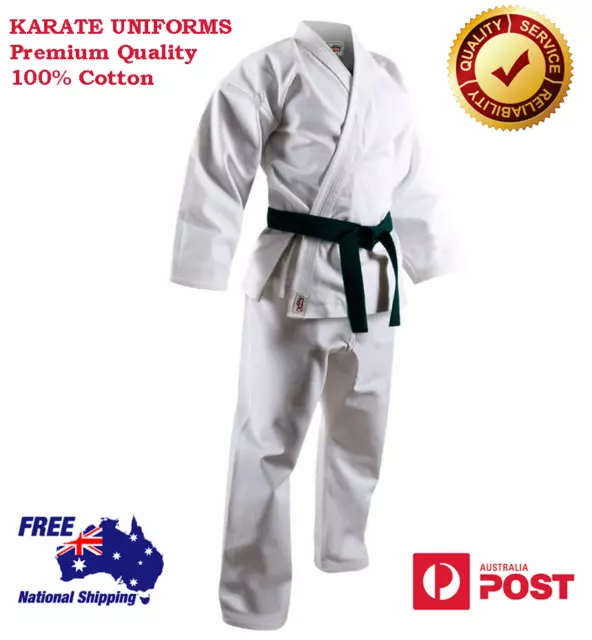 KINETIX KARATE UNIFORM MARTIAL ARTS PREMIUM QUALITY GI 10 oz 100% COTTON