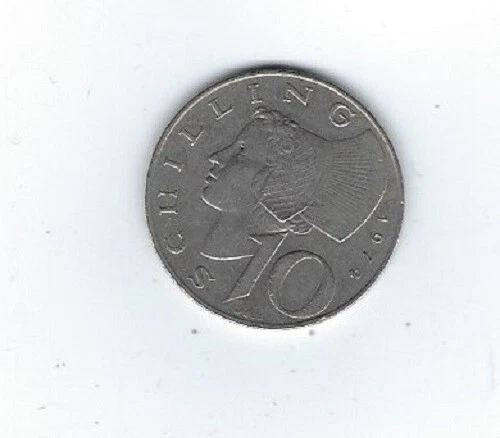 Pièce de monnaie Autriche 10 SCHILLING 1974 (3850)
