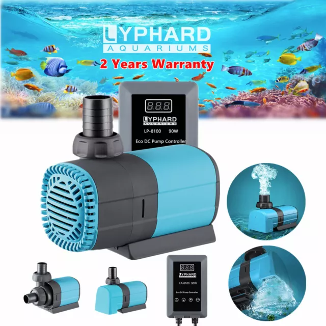 Fish Tank Aquarium 3174GPH 24V DC Water Pump Submersible&External W/ Controller