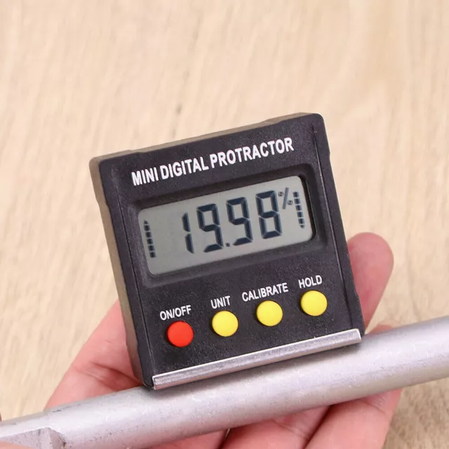Digital Inclinometer Spirit Level Box Protractor Angle Finder Gauge Meter Bevel