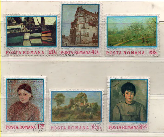 Rumänien 1974 MiNr.: 3175-3180 Impressionisten gestempelt; Romania used