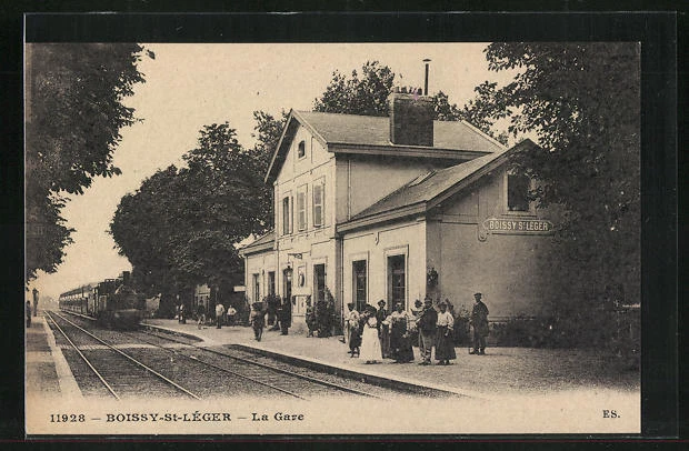 CPA Boissy-Saint-Léger, la Gare, La Gare