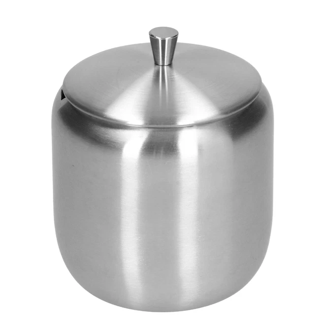 Sugar Container 370ML 304 Stainless Steel Polished Brushed Anti‑Oxidation