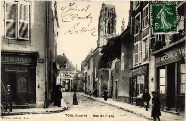 CPA AK TOUL - Rue de Rigny (484258)