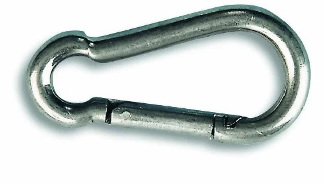 Chapuis POI10 Moschettone pompiere - Acciaio inossidabile - 333 kg - Diametro 10