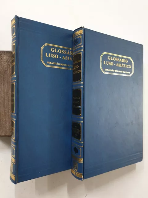 Dalgado,Sebastiao Rodolfo : Glossario Luso Asiatico. 2 Volumes 1919. Reprint. Hb