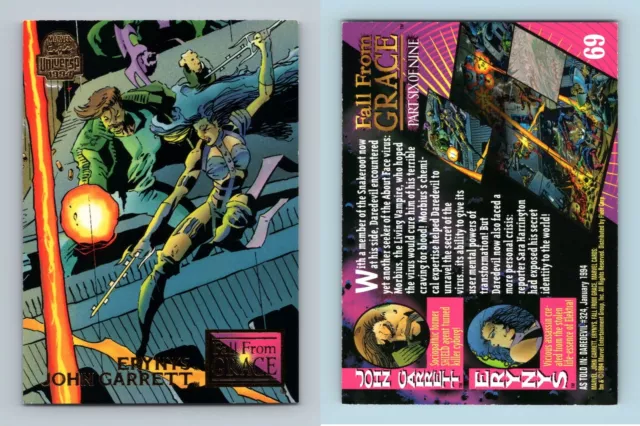 Erynys / John Garrett #69 Marvel Universe 1994 Fleer Trading Card