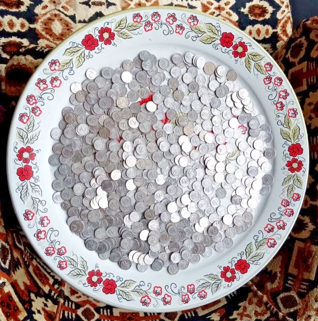 MASSIVE HUGE COIN LOT "720" Coins! Austria 2 Groschen Coat of Arms Eagle