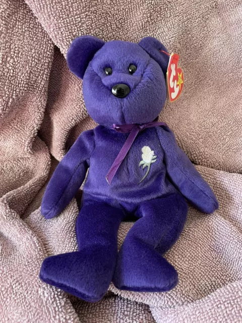 Rare TY Beanie Baby Princess Diana Vintage Collection  Retired 1997 1st Edition